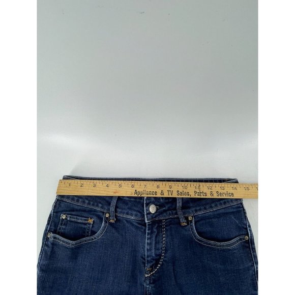 Banana Republic Classic Skinny Denim Jeans Medium Wash Low Rise Size 6 - Picture 7 of 10
